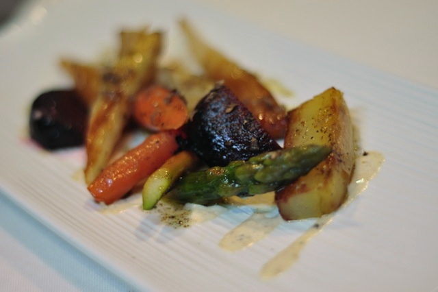 Plato del restaurante Etxanobe, en Bilbao