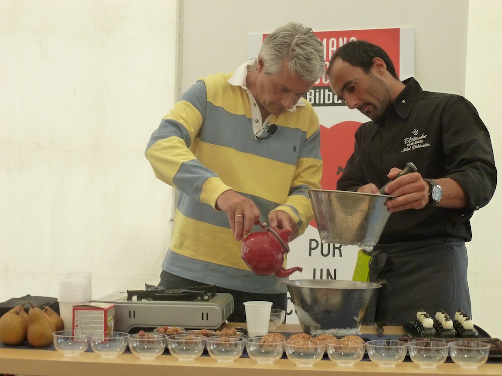 Fernando Canales y Mikel Población en las jornadas cardiosaludables