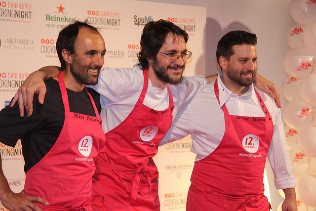 Etxanobe en Sandilippo cooking Night