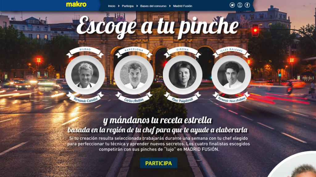 Concurso Escoge tu pinche de Makro en Madrid Fusión 2016